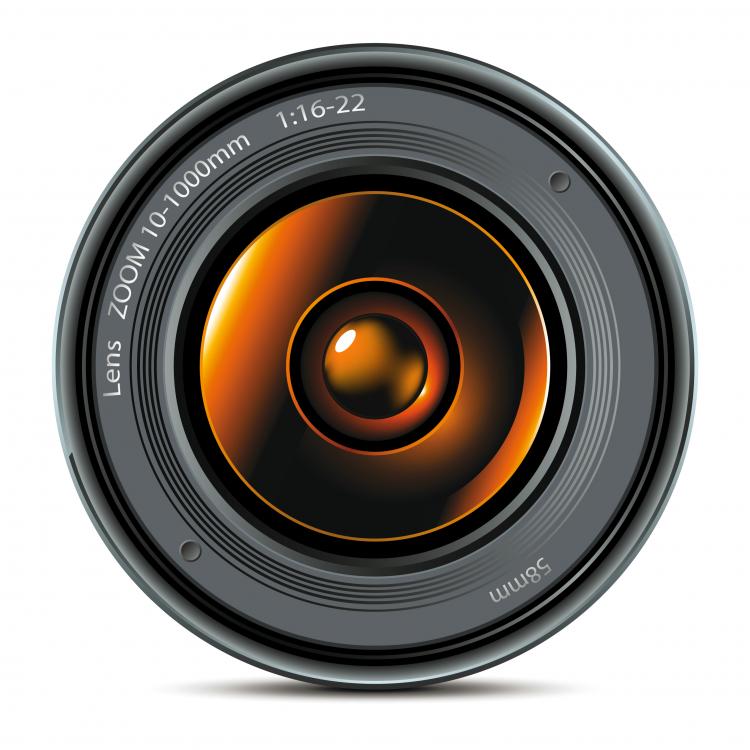 free vector Hd camera lens vector